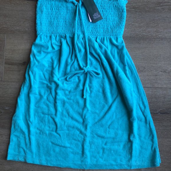 Women's Sleeveless Smocked Terry Convertible Dress - Wild Fable™ NWT - Picture 2 of 2